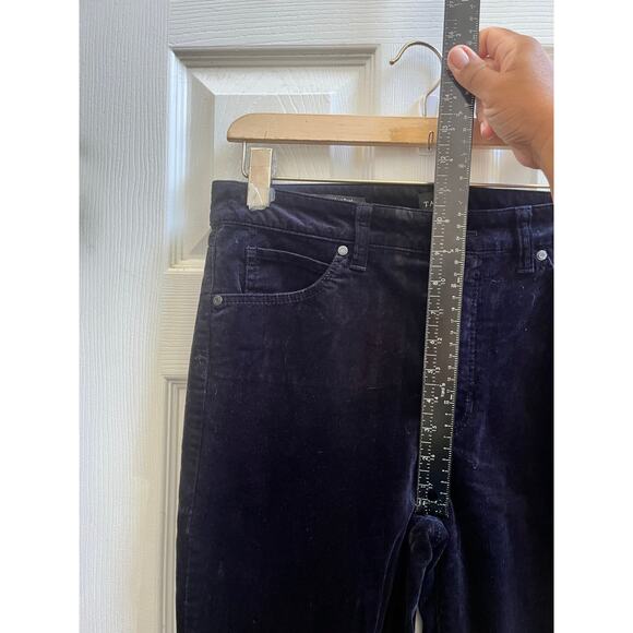 Talbots Blue Black Size 6 Straight Leg Corduroy Pant 29.5 Inch Inseam Casual - Picture 8 of 11